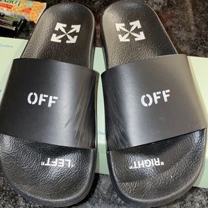 Off white kids slides !